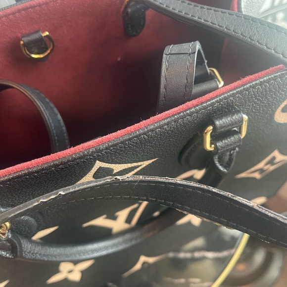 EUC Louis Vuitton On The Go Bicolor Empreinte Tote MM and Wallet - Picture 2 of 16